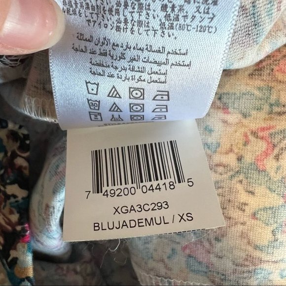 BCBGeneration Pull On Mini Skirt Multicolour Abstract Pattern - Picture 10 of 10